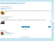 Tablet Screenshot of desguacesmanoloslot.blogspot.com