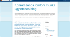 Desktop Screenshot of londoni-munka-janos-konrad.blogspot.com