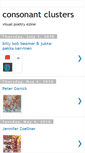 Mobile Screenshot of consonantclusters.blogspot.com