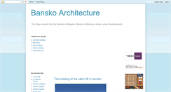Desktop Screenshot of banskoarch.blogspot.com