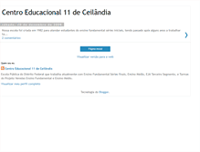 Tablet Screenshot of ced11ceilandia.blogspot.com