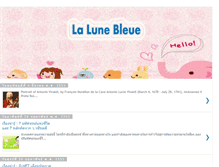 Tablet Screenshot of la-lune-bleue.blogspot.com