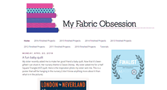 Desktop Screenshot of myfabricobsession.blogspot.com