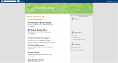 Desktop Screenshot of kldentalclinics.blogspot.com