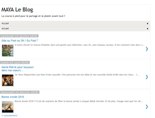 Tablet Screenshot of maya-leblog.blogspot.com