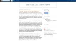 Desktop Screenshot of cincinnatiautonews.blogspot.com