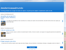 Tablet Screenshot of desdemicasaalmundo.blogspot.com