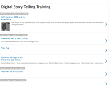 Tablet Screenshot of digitalstorytellingtraining.blogspot.com