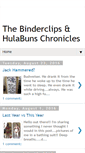 Mobile Screenshot of binderclipsandhulabuns.blogspot.com