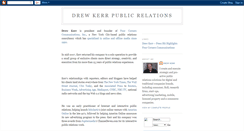 Desktop Screenshot of drewkerrpublicrelations.blogspot.com