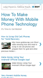 Mobile Screenshot of makemoneycellphone.blogspot.com