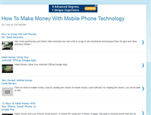 Tablet Screenshot of makemoneycellphone.blogspot.com