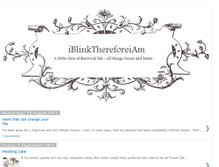 Tablet Screenshot of iblinkthereforeiam.blogspot.com