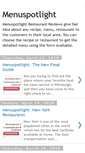 Mobile Screenshot of menuspotlight1.blogspot.com