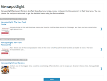 Tablet Screenshot of menuspotlight1.blogspot.com