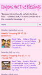 Mobile Screenshot of couponsaretrueblessings.blogspot.com