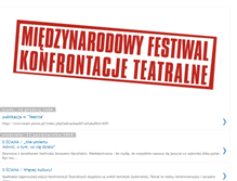 Tablet Screenshot of konfrontacjeteatralne.blogspot.com