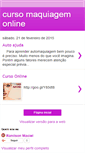 Mobile Screenshot of cursofazermaquiagem.blogspot.com