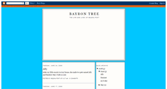 Desktop Screenshot of bayrontree.blogspot.com