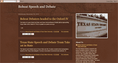 Desktop Screenshot of bobcatspeechanddebate.blogspot.com