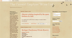 Desktop Screenshot of caveatemptyer.blogspot.com