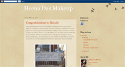 Desktop Screenshot of heenadasmakeup.blogspot.com