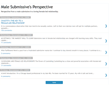 Tablet Screenshot of malesubperspective.blogspot.com