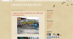 Desktop Screenshot of desdebarranco.blogspot.com