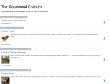 Tablet Screenshot of occasionalchicken.blogspot.com