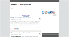 Desktop Screenshot of f1livenews.blogspot.com