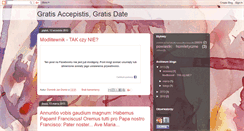Desktop Screenshot of gratis-date.blogspot.com