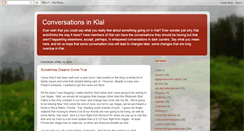 Desktop Screenshot of conversationsinklal.blogspot.com