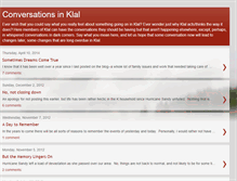 Tablet Screenshot of conversationsinklal.blogspot.com