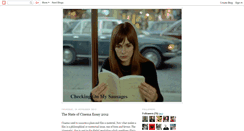 Desktop Screenshot of checkingonmysausages.blogspot.com