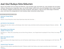 Tablet Screenshot of iloveindonesiaculture.blogspot.com