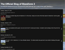 Tablet Screenshot of blastzone2game.blogspot.com