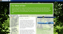 Desktop Screenshot of oursliverofeden.blogspot.com