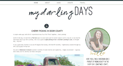 Desktop Screenshot of mydarlingdays.blogspot.com