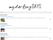 Tablet Screenshot of mydarlingdays.blogspot.com