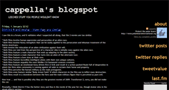 Desktop Screenshot of cappella.blogspot.com
