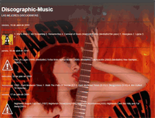 Tablet Screenshot of discographicmusic.blogspot.com