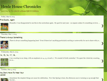 Tablet Screenshot of henlehousechronicles.blogspot.com