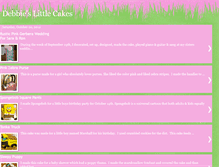 Tablet Screenshot of debbieslittlecakes.blogspot.com