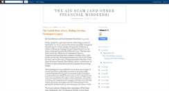 Desktop Screenshot of aig-scam.blogspot.com