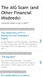 Mobile Screenshot of aig-scam.blogspot.com