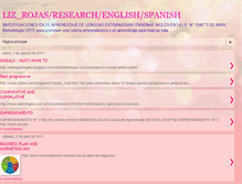 Tablet Screenshot of lizresearchenglishspanish.blogspot.com