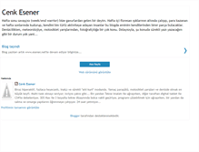 Tablet Screenshot of cenkesener.blogspot.com