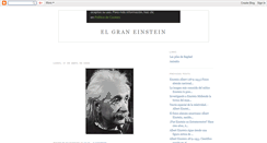 Desktop Screenshot of elgraneinstein.blogspot.com