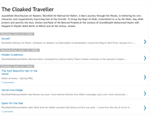 Tablet Screenshot of cloakedtraveller.blogspot.com