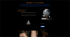 Desktop Screenshot of modelvtattoos.blogspot.com